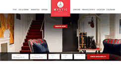 Desktop Screenshot of mystichotel.com